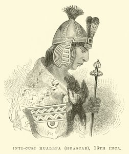 Inti-Cusi Huallpa (Huascar), 13e Inca - Edouard Riou