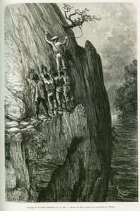 Passage de la Cuesta Infernal (illustration de Voyage dans le delta du Pilcomayo et de Buenos Aires à Sucre)