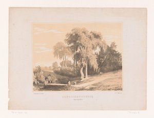 Étude de paysage - Edouard Taurel