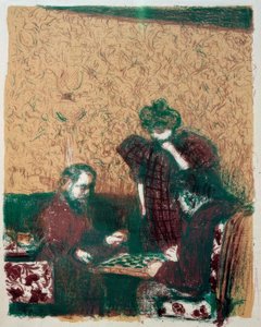 La partie de dames - Edouard Vuillard