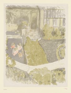 Jardin devant le studio - Edouard Vuillard
