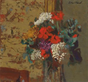 Géraniums et boules-de-neige, c.1910 - Edouard Vuillard