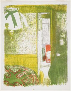 Intérieur avec lampe suspendue