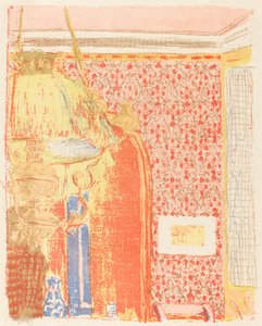 Intérieur aux tentures roses III, vers 1896 publié 1899
