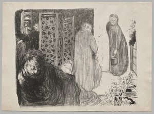 Intérieur avec un Paravent - Edouard Vuillard