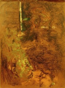 Le square Vintimille dans le brouillard matinal - Edouard Vuillard