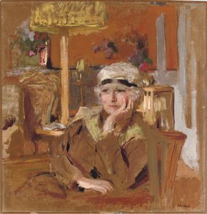Lucy Hessel avec un Ruban de Velours Noir - Edouard Vuillard