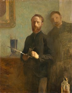 Autoportrait avec Waroquy - Edouard Vuillard