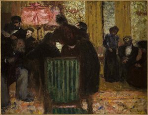 La soirée musicale, vers 1896-1899