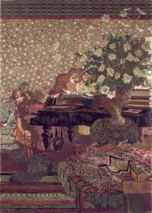 La confidentialité. Décoration pour la bibliothèque du Dr. Vaquez - Edouard Vuillard