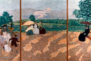 Les jardins publics (détail), 1894