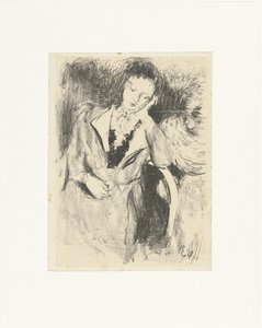 Femme assise sur une chaise