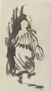 Figure marchant vue de dos - Edouard Vuillard