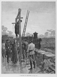 Les martyrs de Belfiore (gravure)