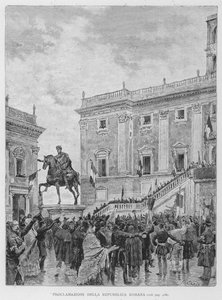 Proclamation de la République Romaine