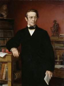 Portrait de Johann Gustav Droysen 1808-1884, 1885