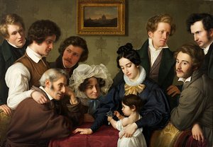 Le Cercle Schadow. La Famille Bendemann et leurs amis