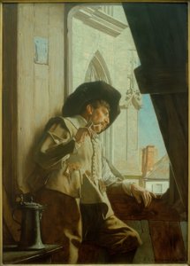 Dans la chambre mansardée - Eduard Charlemont