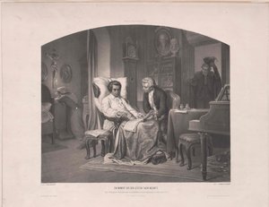 Mort de Mozart - Eduard Friedrich Leybold