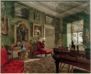 Chambre verte au château de Berlin