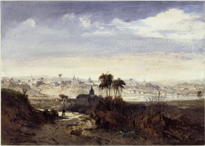 Vue de São Paulo - Eduard Hildebrandt