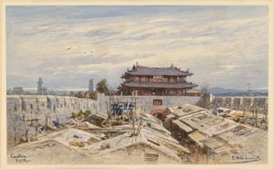 Porte Sud à Canton - Eduard Hildebrandt