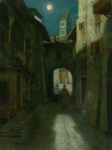 Ronde de nuit dans la vieille ville, 1880 - Eduard Majsch