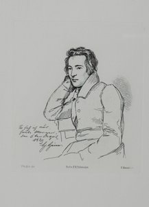 Portrait du poète Heinrich Heine 1797-1856 d