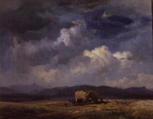 Transport de blé - Eduard Schleich
