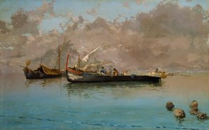 Marina avec des bateaux de pêche