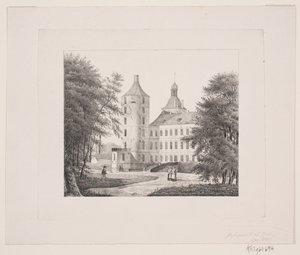 Vallø vu du jardin