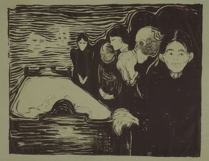 Au lit de mort. 1896 - Edvard Munch