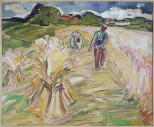 Le champ de blé - Edvard Munch
