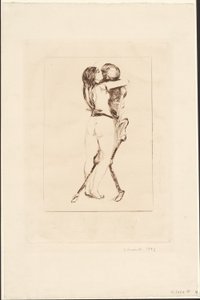 La Mort et la Femme - Edvard Munch