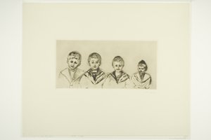 Les quatre fils du Dr Linde - Edvard Munch