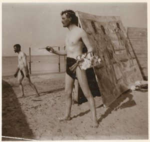 Edvard Munch à la plage de Warnemünde