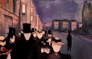 Soirée sur Karl Johan - Edvard Munch