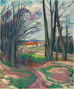 Paysage à Skoyen, années 1920 - Edvard Munch