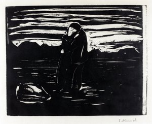 Le baiser dans les champs - Edvard Munch
