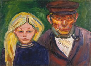 Vieux pêcheur et sa fille