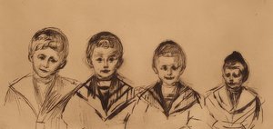 Portrait des quatre garçons Linde