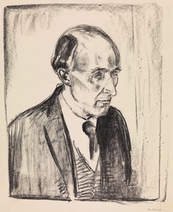 Portrait du compositeur Frederick Delius 1862-1934, 1920 - Edvard Munch