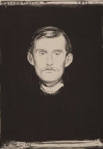 Autoportrait. 1895 - Edvard Munch
