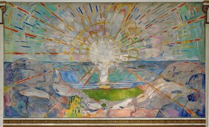 Le soleil (fresque) - Edvard Munch