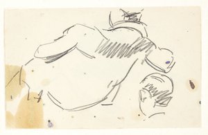 Étude de figure pour le tableau de Langelinie