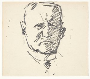 Étude pour un portrait du professeur, Dr. Carl Lorentzen (1860-1932) - Edvard Weie