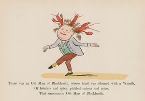 Il y avait un vieil homme de Blackheath, dont la tête était ornée d