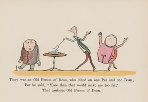 Il y avait une vieille personne de Dean, qui dînait d
