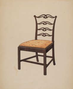 Chaise Chippendale - Edward A. Darby