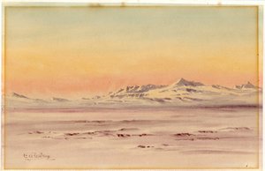 Scène côtière antarctique, 1901-04 - Edward Adrian Wilson